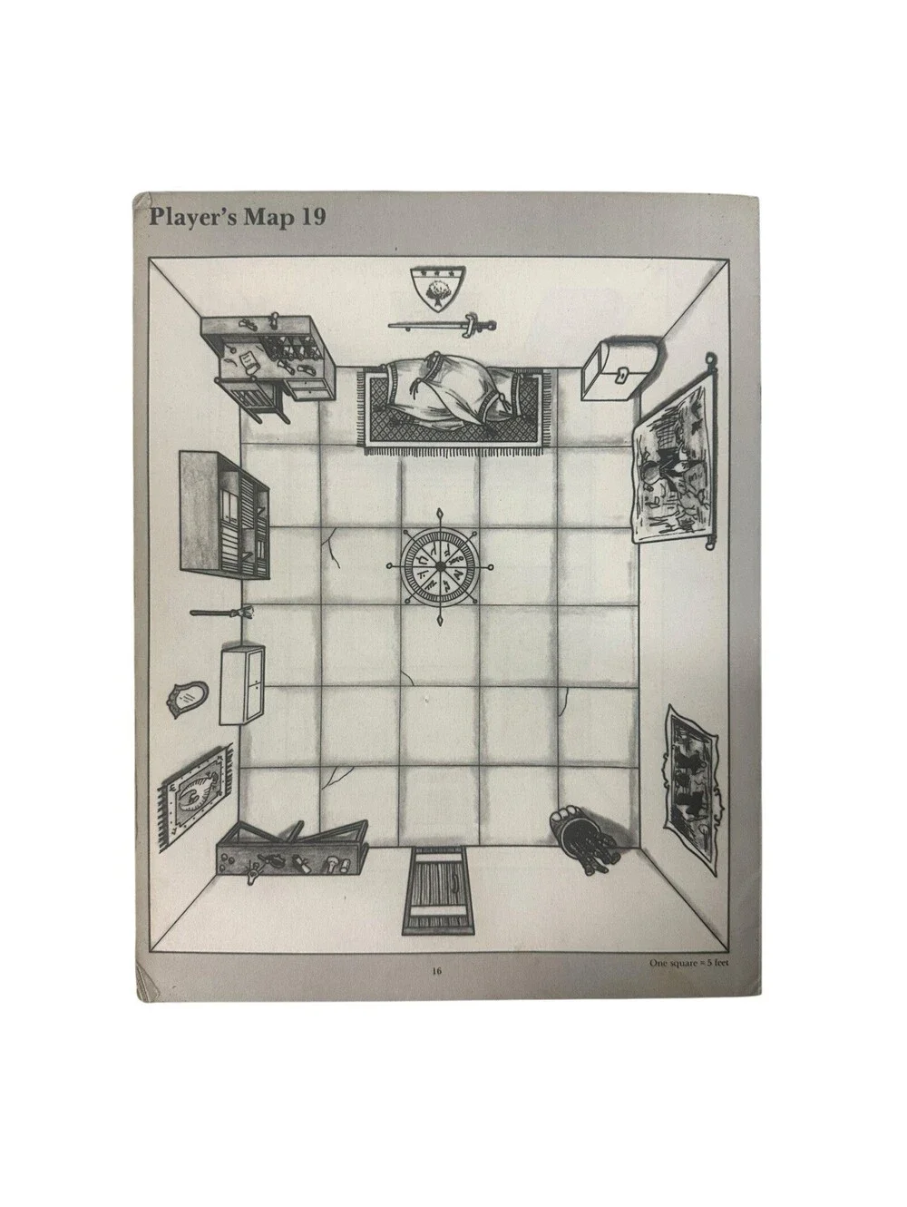 B-121 1983 TSR ADVANCED D&D ADVENTURE MODULE THE GEM AND THE STAFF